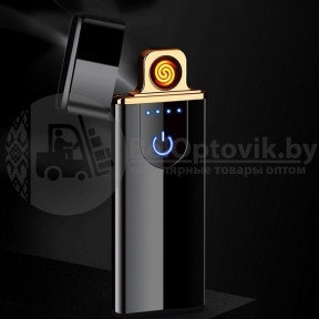 Сенсорная USB-зажигалка Lighter Черный