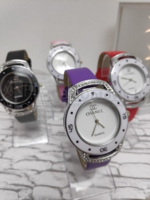 Часы наручные женские кварцевые Chanel  Фиолетовый