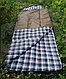 Спальный мешок с капюшоном Yagnob Marko Polo -30, левосторонний, HOLLOW FIBER, фланель (240х180) РБ, фото 4