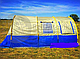 Палатка 4-х местная Ангар с тамбуром LanYu 1801 туристическая 240120120x260x200см, фото 4