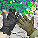 Кевларовые перчатки тактические полнопалые Oakley (Окли) прорезиненный кастет Черный цвет, фото 6