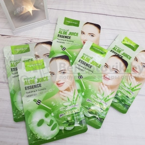 Уникальная тканевая маска для лица HanMiao, 30 гр С алоэ Hanmiao Aloe Juice Essence Hydrating Soothing
