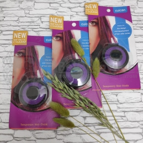 Мелки для окрашивания волос и яркого образа  CUICAN 1 шт, цвета MIX  Фиолетовый