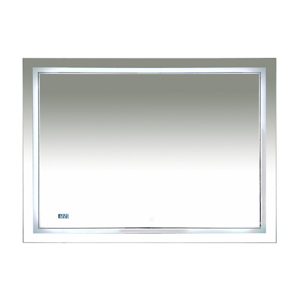 Зеркало Misty Неон 2 LED 1200x800 сенсор на зеркале + часы