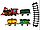 0622 Железная дорога на р/у "Золотая стрела", Joy Toy, с пультом ( свет, звук, дым) , 600 см, фото 4