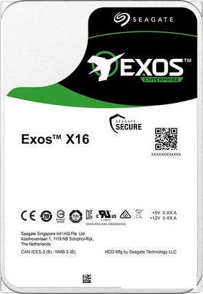 Жесткий диск Seagate Exos X16 12TB ST12000NM001G, фото 2