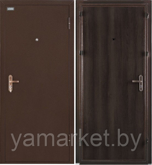 Дверь входная металлическая ЭЛЬПОРТА Ультра Лайт (венге) - фото 1 - id-p132875994