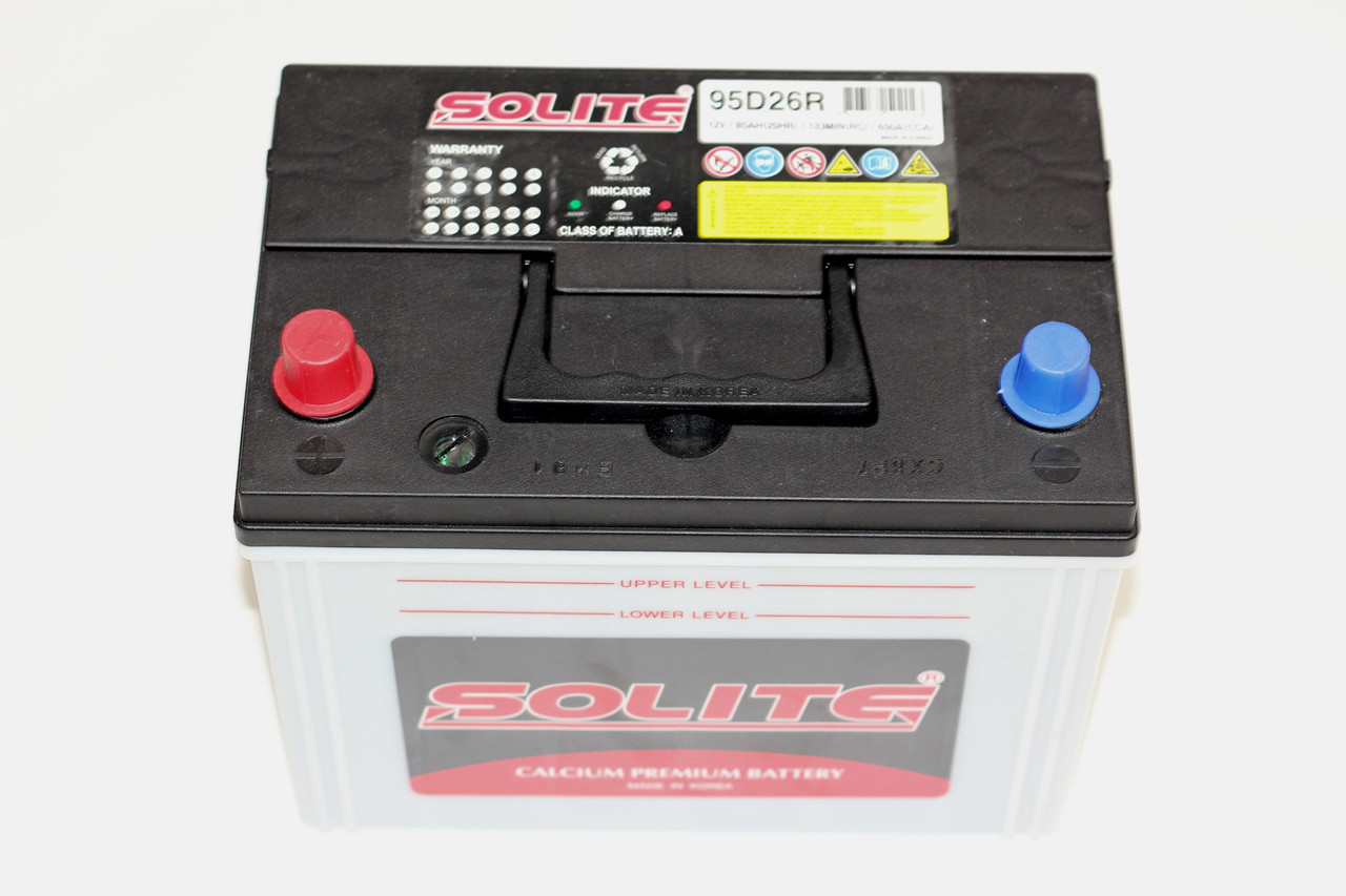 Аккумулятор Solite 95D26R(B/H) 85Ah(борт)