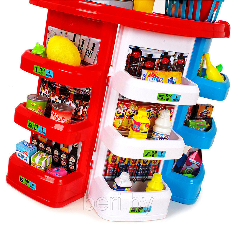 922-08 Игровой набор "Супермаркет с тележкой", 68 предметов - фото 5 - id-p132876026