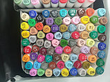 Набор маркеров двухсторонних для скетчинга 168 цветов (2 пера), фото 3
