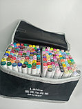 Набор маркеров двухсторонних для скетчинга 168 цветов (2 пера), фото 4