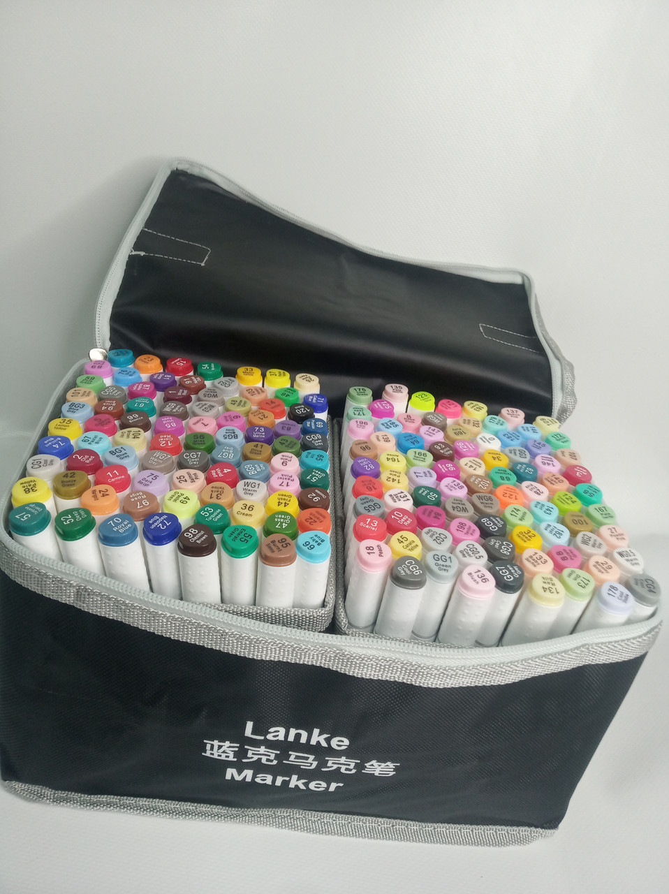 Набор маркеров двухсторонних для скетчинга 168 цветов (2 пера) - фото 4 - id-p132884900