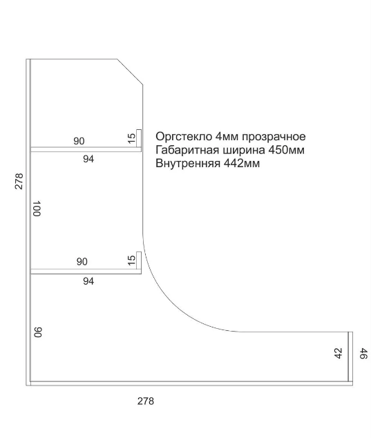 Мини-витрина настольная 3-х ярусная - фото 5 - id-p132884917