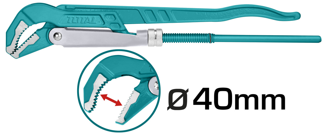 Ключ трубный рычажный 1" (40 мм)  TOTAL THT172013