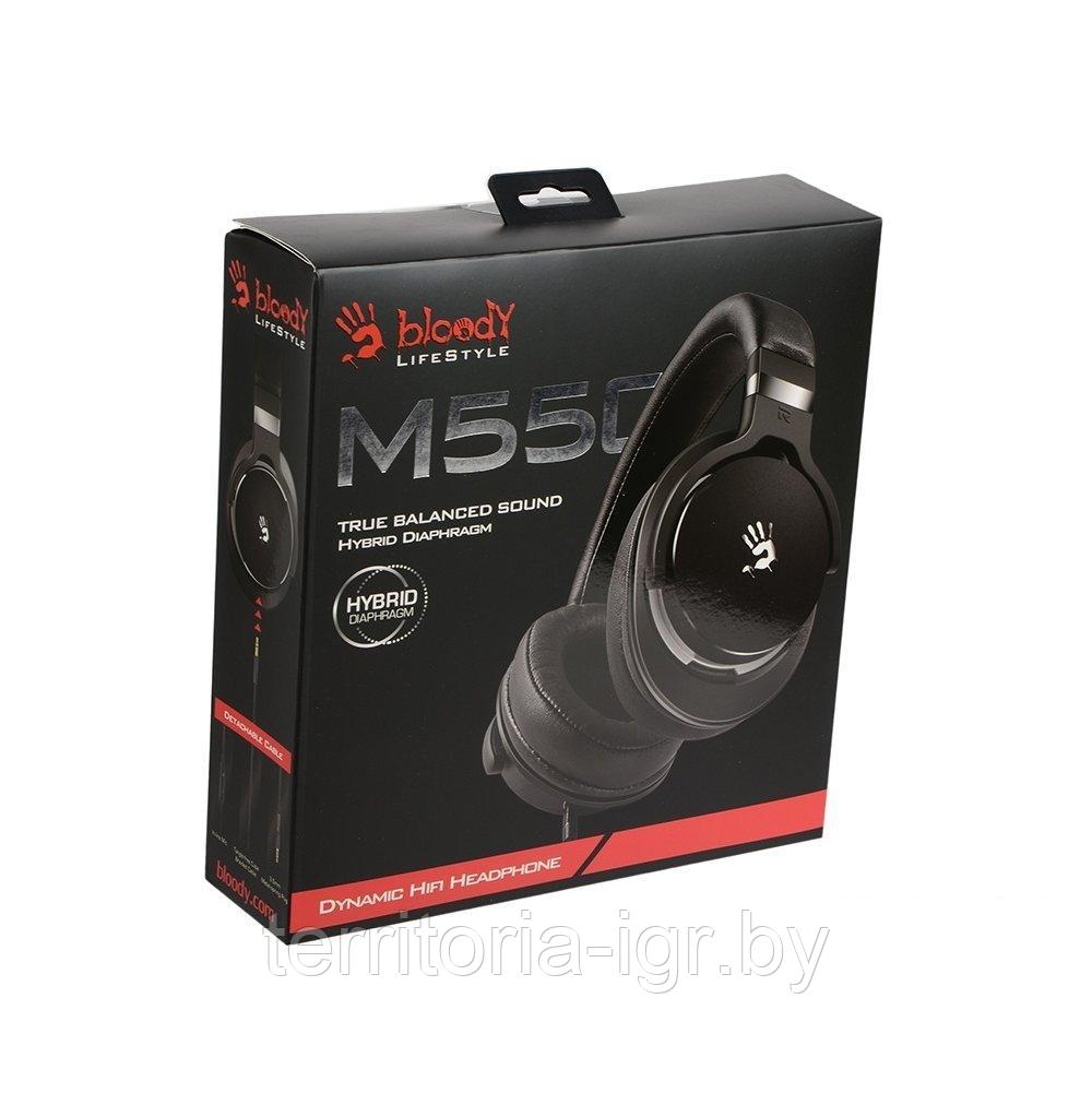 Гарнитура HI-FI M550 черный-красный Bloody - фото 1 - id-p132887720