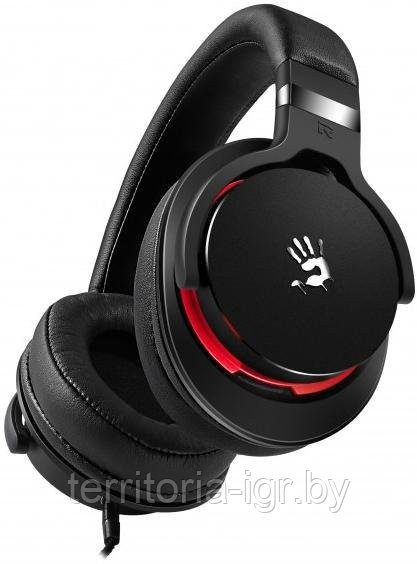 Гарнитура HI-FI M550 черный-красный Bloody - фото 2 - id-p132887720