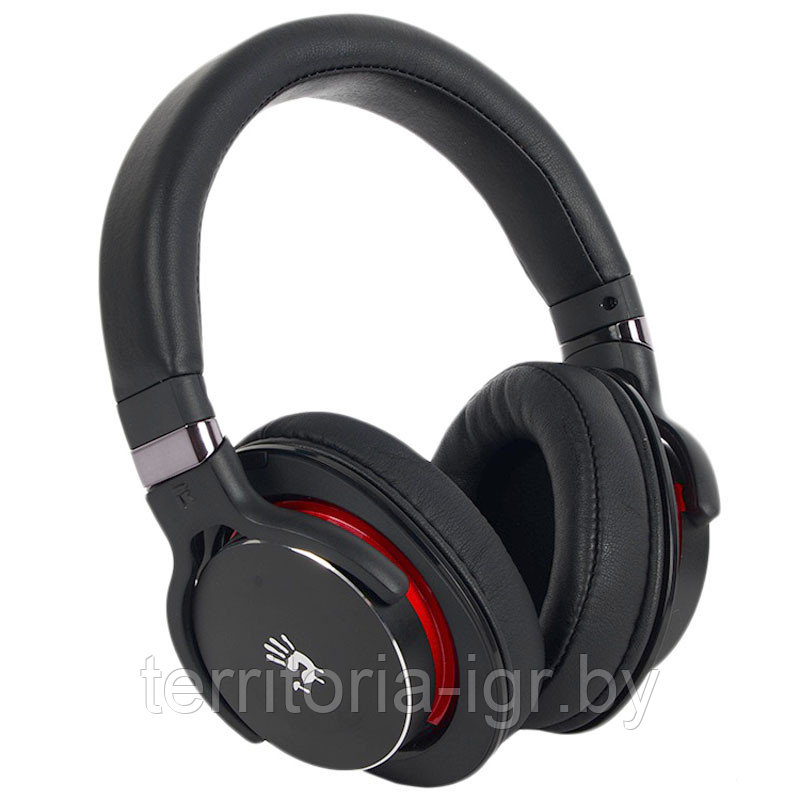 Гарнитура HI-FI M550 черный-красный Bloody - фото 4 - id-p132887720