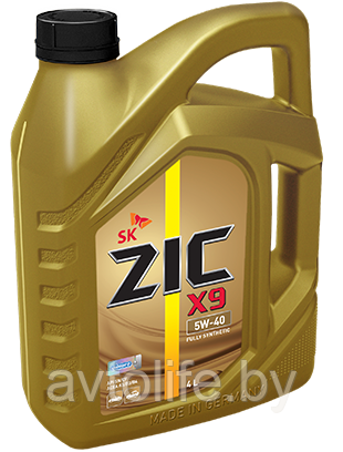 Моторное масло ZIC X9 LS 5W-40 4л