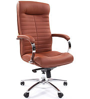 Кресло офисное Chairman   480   экокожа Terra 111 коричневый