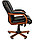 Кресло офисное Chairman    653M,     черная кожа, фото 3