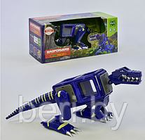 LQ624 Магнитный конструктор "Динозавр", свет, звук, 15 деталей, Magformers