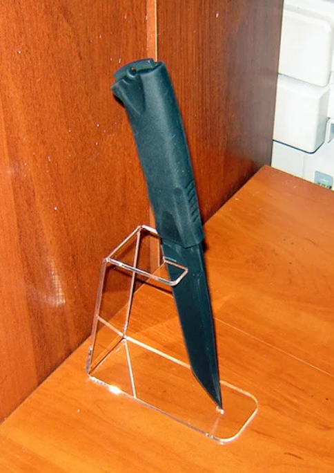 Подставка под ножи одинарная 50х123х125 мм - фото 4 - id-p132907484