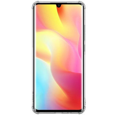 Силиконовый чехол Nillkin Nature TPU Case Серый для Xiaomi Mi Note 10 Lite - фото 2 - id-p132918509