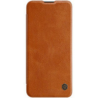 Кожаный чехол Nillkin Qin Leather Case Коричневый для Huawei Honor 30