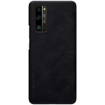 Кожаный чехол Nillkin Qin Leather Case Черный для Huawei Honor 30 Pro - фото 2 - id-p132918525