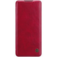 Кожаный чехол Nillkin Qin Leather Case Красный для Huawei Honor 30 Pro