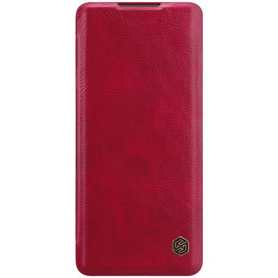 Кожаный чехол Nillkin Qin Leather Case Красный для Huawei Honor 30 Pro - фото 1 - id-p132918527