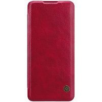 Кожаный чехол Nillkin Qin Leather Case Красный для Huawei P40 Pro Plus