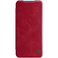 Кожаный чехол Nillkin Qin Leather Case Красный для Xiaomi Mi10 Youth 5G (Mi10 Lite 5G)