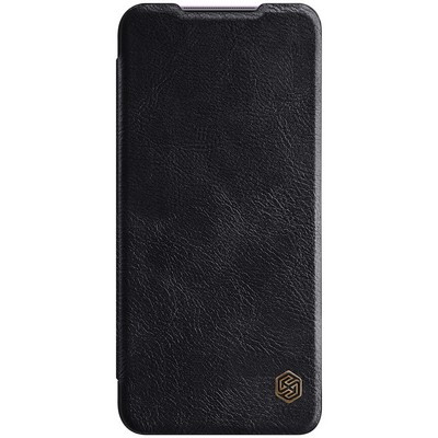 Кожаный чехол Nillkin Qin Leather Case Черный для Xiaomi Redmi 10X 5G ( 10X Pro 5G) - фото 1 - id-p132918567