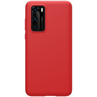 Силиконовый чехол-накладка Nillkin Flex Pure Case Красный для Huawei P40
