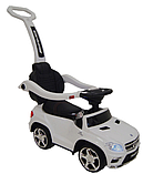 Детская машинка Каталка, толокар RiverToys Mercedes-Benz GL63 A888AA-M (белый) Лицензия, фото 6