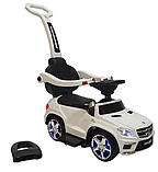 Детская машинка Каталка-качалка, толокар на аккумуляторе RiverToys Mercedes-Benz GL63 A888AA-H (белый/черный), фото 5
