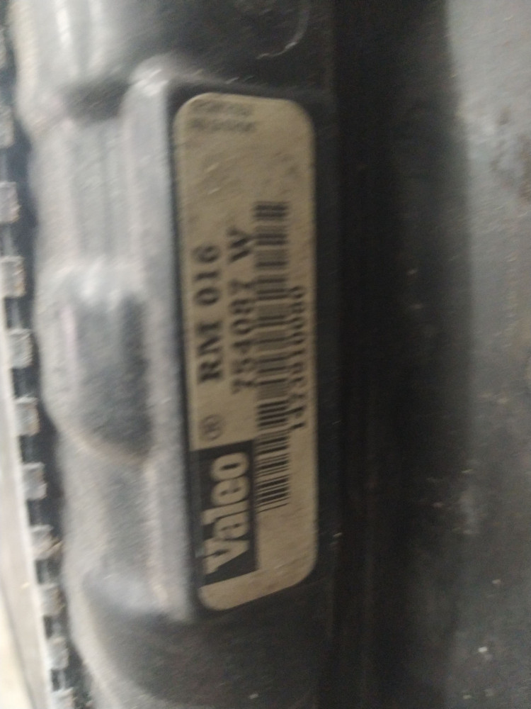 Радиатор основной на Citroen Evasion рест. - фото 2 - id-p120096452