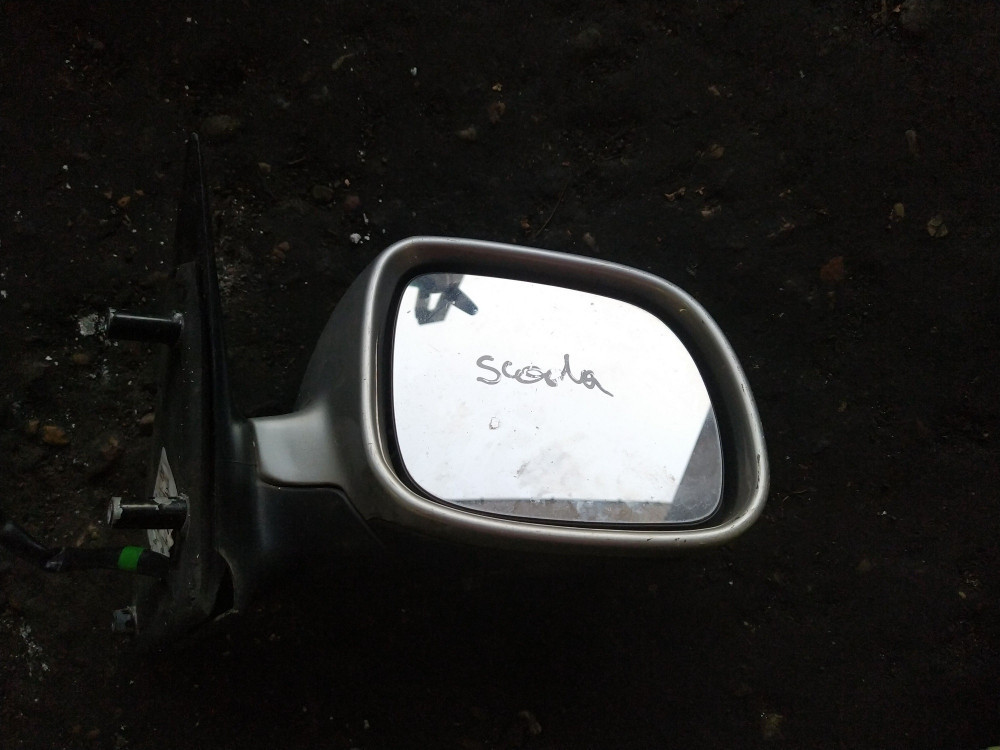 Зеркало наружное правое Skoda Octavia (A4) рест. 2002 - фото 1 - id-p115605173