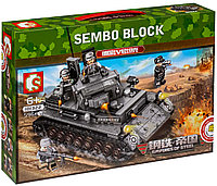 Конструктор Немецкий Танк IV, Sembo 101322, аналог Лего