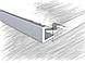Уголок для плитки L-образный 8мм, серебро глянец (полированный) 270 см, фото 2
