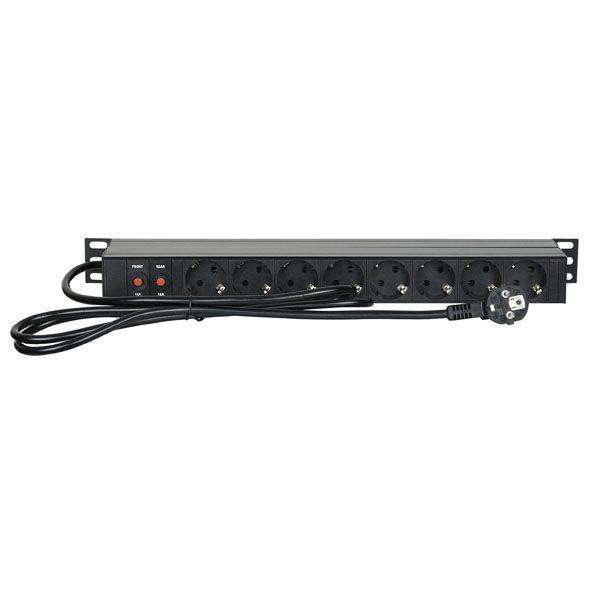 Силовой разветвитель SHOWTEC 19" 1U MAIN POWER STRIP 16 - фото 2 - id-p132960741