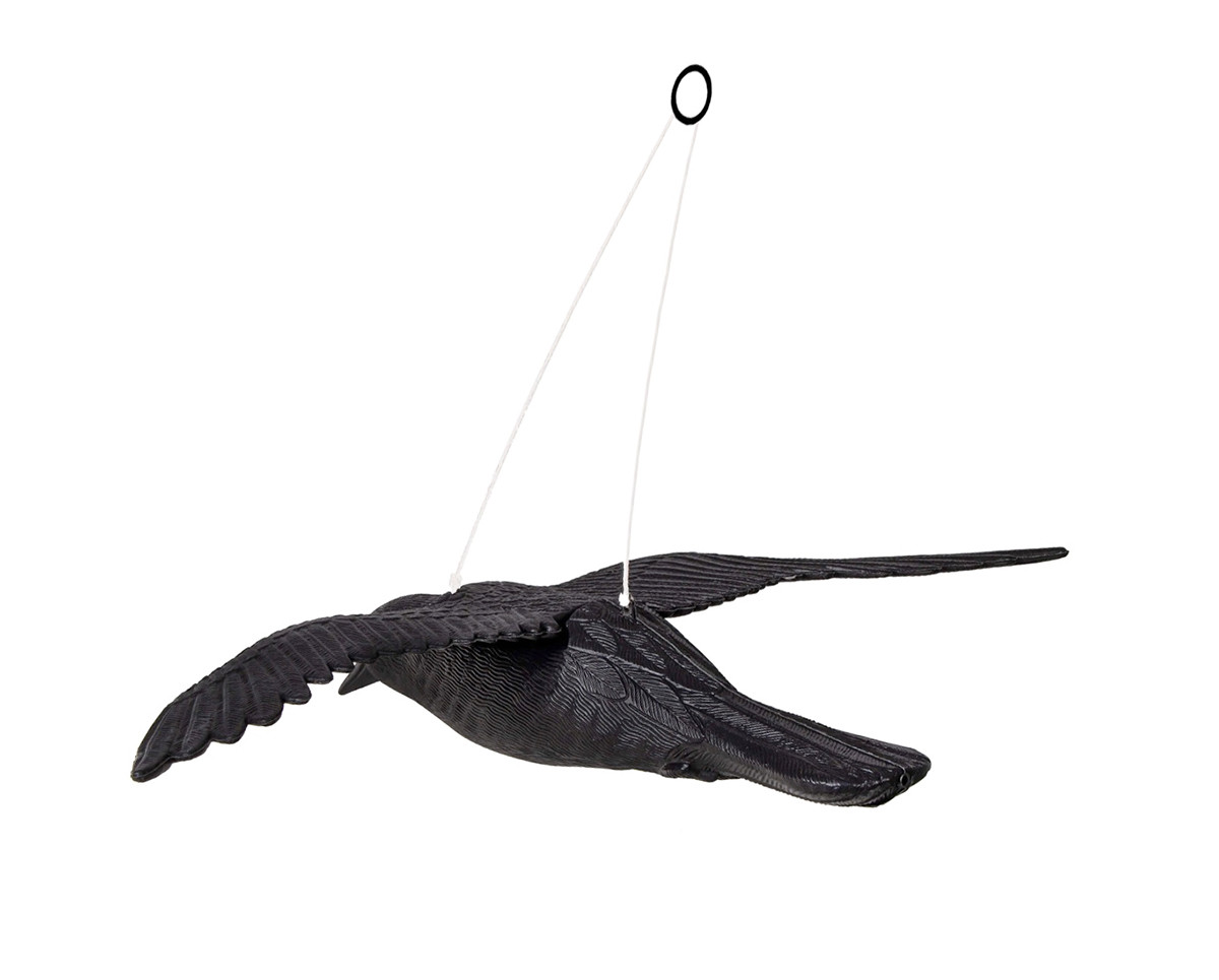 Пластиковый ворон отпугиватель птиц SiPL летящий - фото 4 - id-p132961239