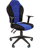 Кресло офисное Chairman    game 8,  tw черн.синий, фото 1