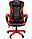 Кресло офисное Chairman   game 22, экопремиум черный/красный (н.п.), фото 2