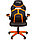 Кресло офисное Chairman game 18, экопремиум черный/оранжевый, фото 2