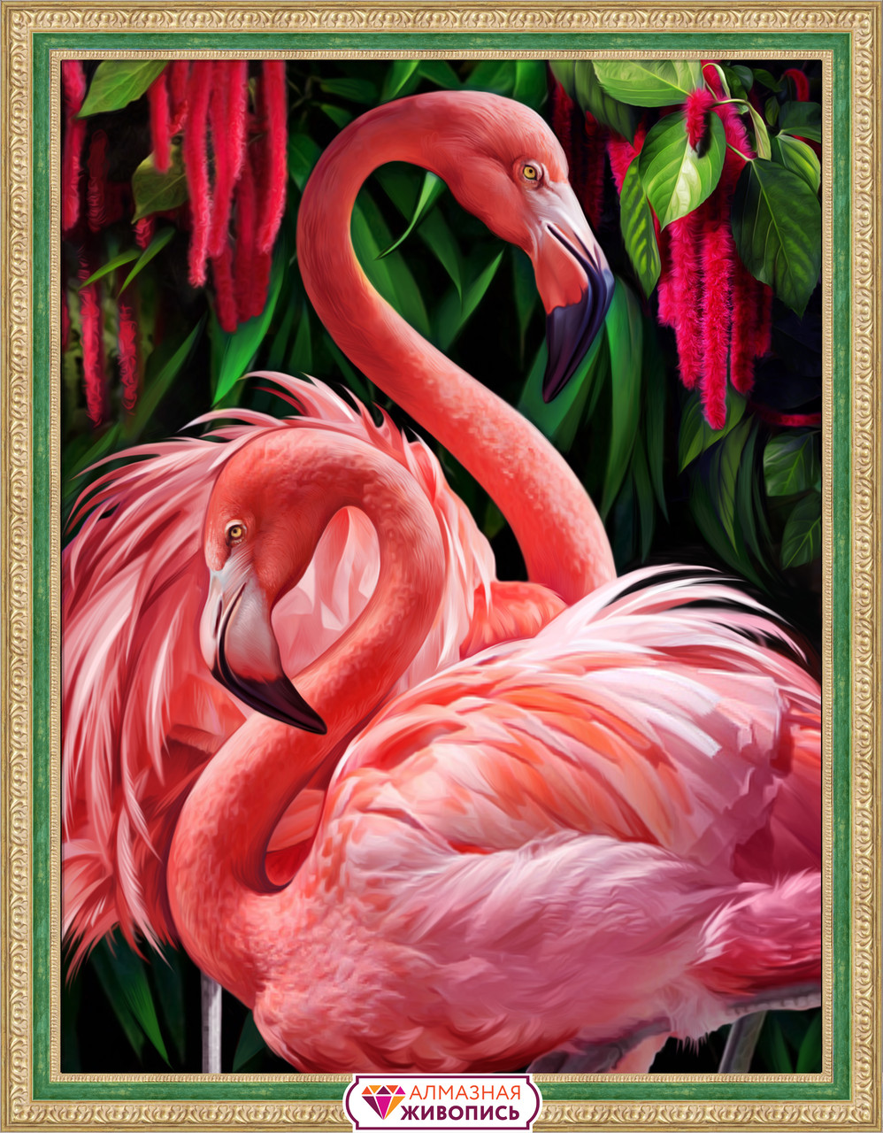 Картина стразами "Пара фламинго" - фото 1 - id-p132962299
