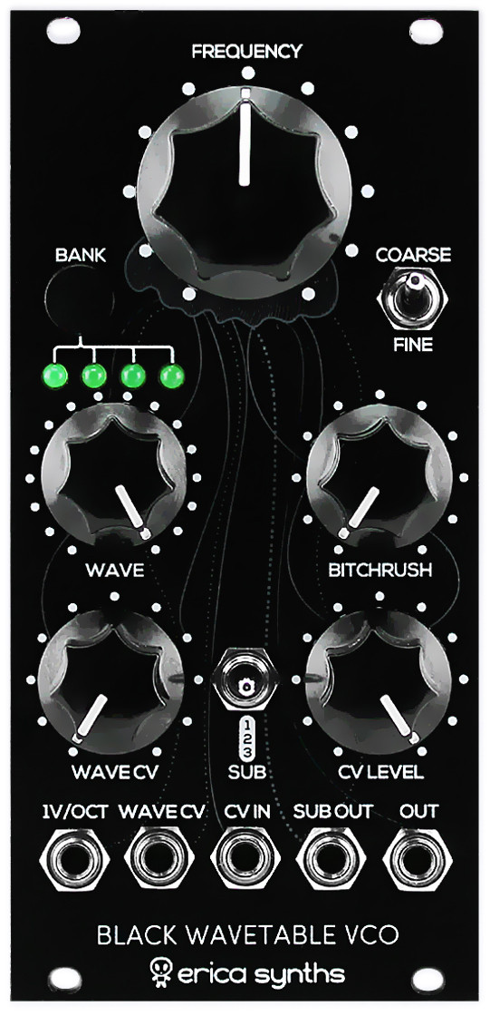Синтезаторный модуль Erica Synths Black Wavetable VCO