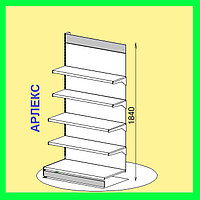 Стеллаж пристенный 1840х1000х580 п5