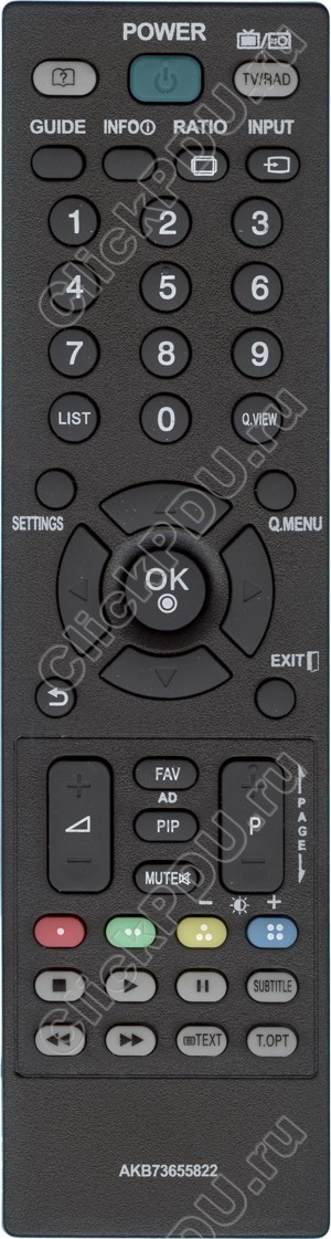 Пульт телевизионный LG AKB73655822 ic